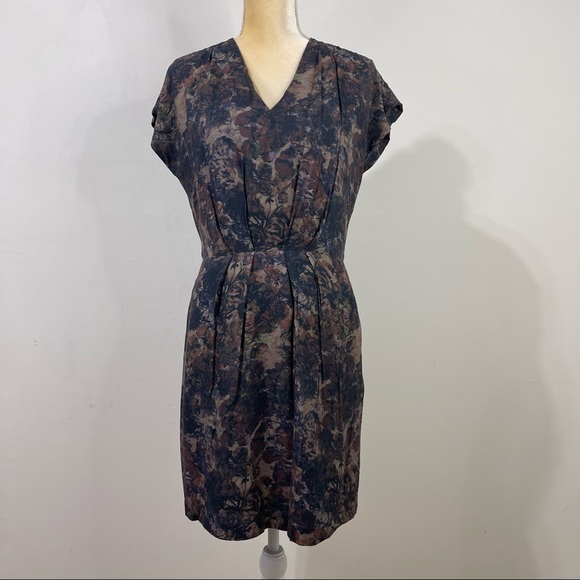 Peruvian Connection Floral Watercolor Mini Dress Size 4 Multicolor - Picture 2 of 13